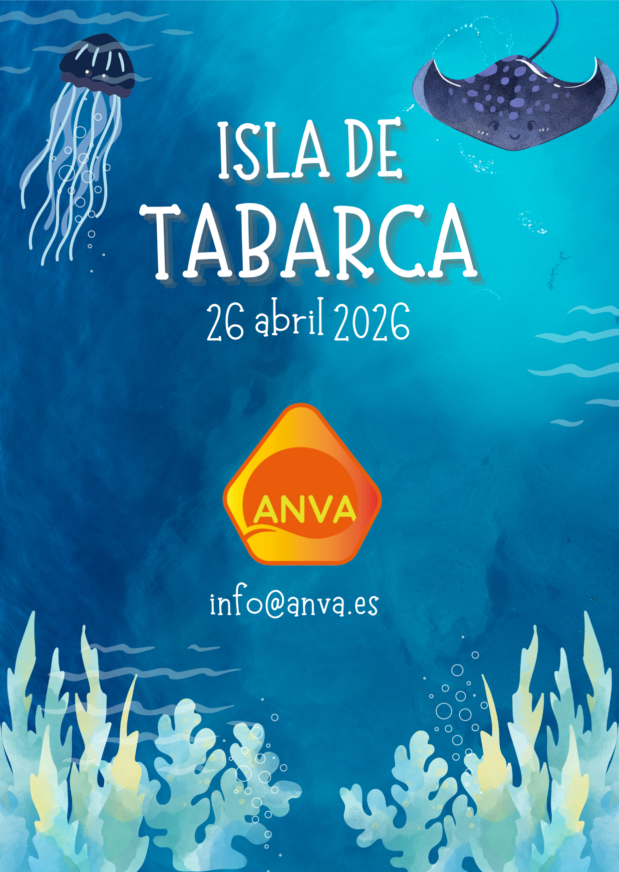 Isla de Tabarca. Visita nudista ANVA
