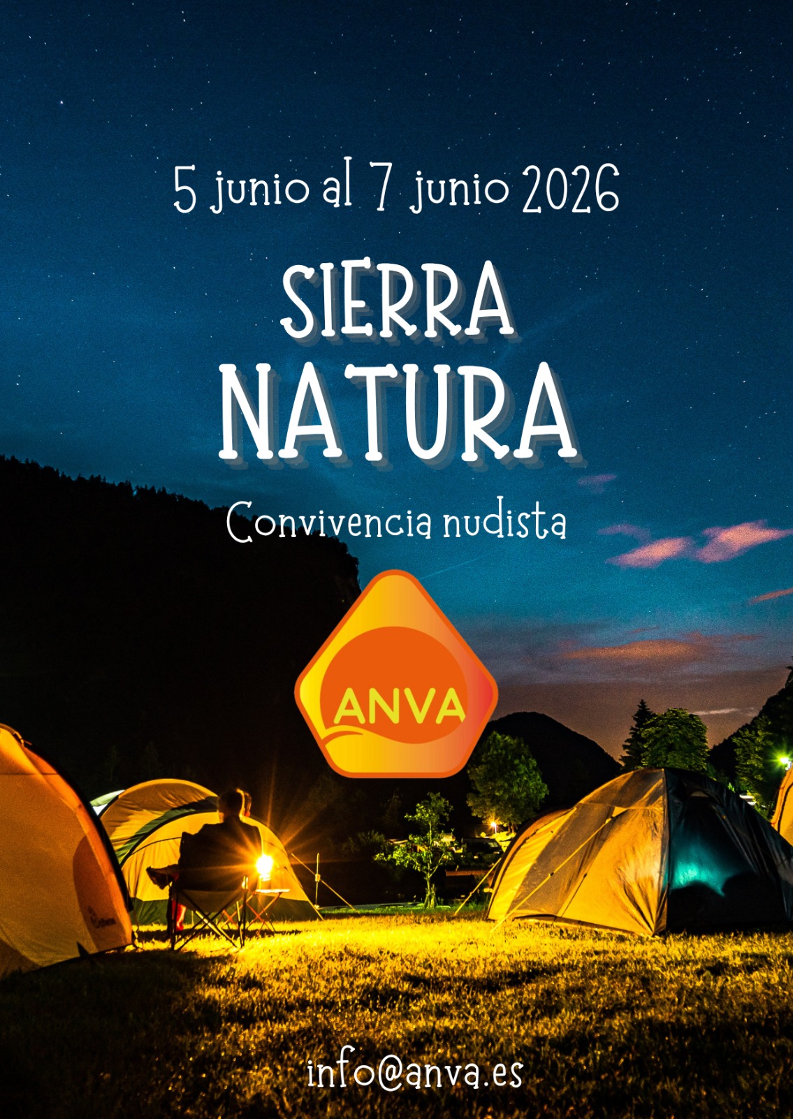 Convivencia nudista en Sierra Natura